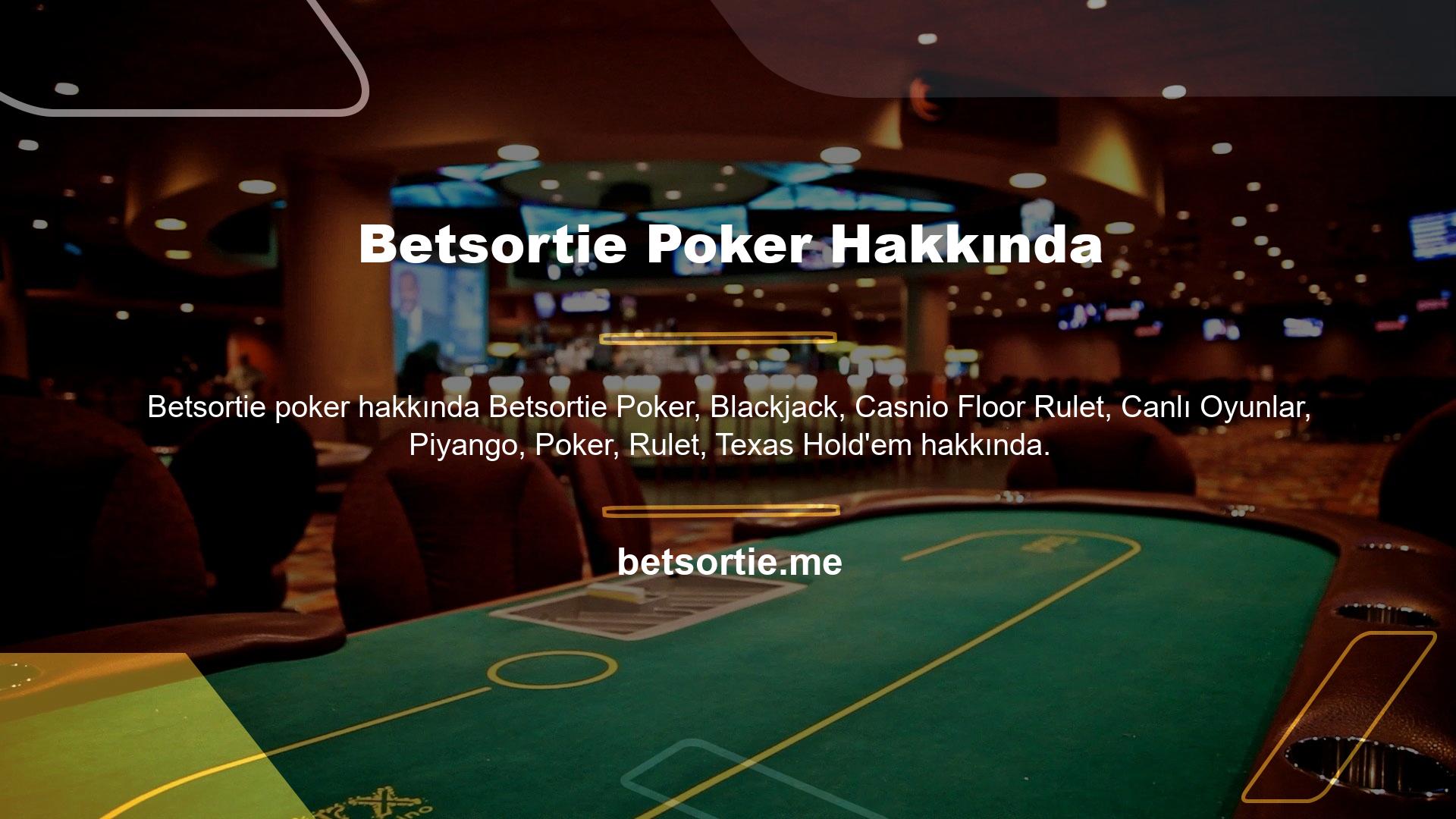 Bu canlı casino oyunları hakkında daha fazla detay için Betsortie müşteri hizmetleri ile iletişime geçebilirsiniz