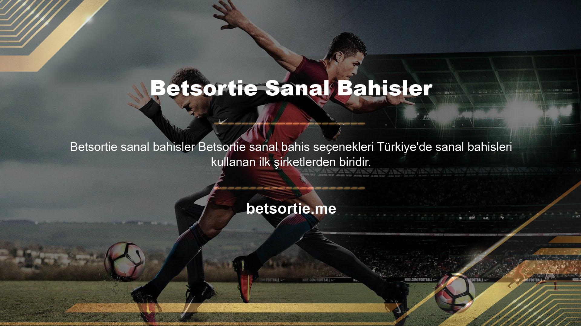 Bu sistem, Corona virüsü sürecinde oynanmayan maçlara bahis oynamanıza ve sanal bahis sisteminde oynamanıza izin verir